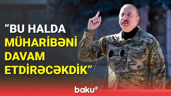 Prezident 10 noyabr bəyanatından danışdı