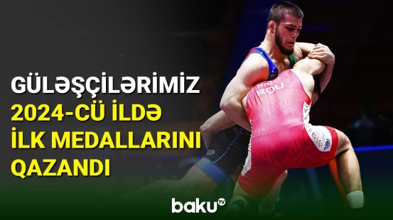 Güləşçilərimiz "Zaqreb Open" yarışının ilk günündə 3 medal qazanıb