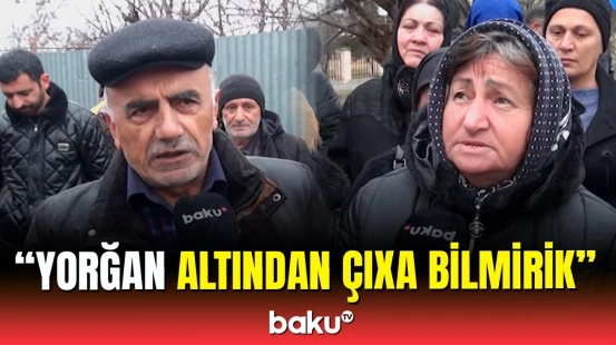 Ağdaşda qaz problemi | Soyuqdan qırılırıq, yandırmağa ağac da qalmayıb