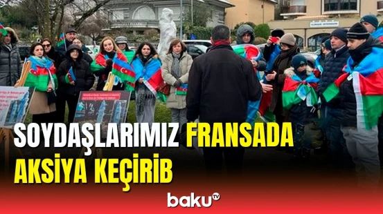 Fransada Natəvanın heykəlinə qarşı vandalizm aktlarına etiraz