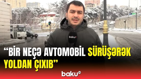 Qar Bakıda hansı çətinlikləri yaratdı?