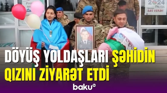 Şəhidin qızı dünyaya gəldi | Tovuzda təsirli anlar