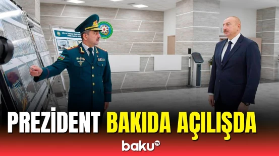 Prezident DSX-nin hospital kompleksinin açılışında iştirak etdi