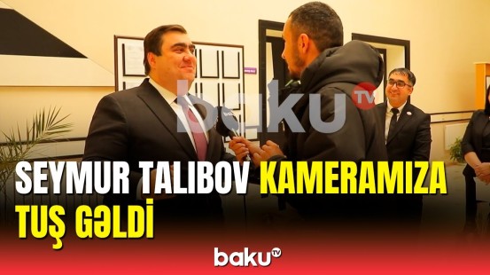 Vasif Talıbovun oğlu Baku TV-nin kamerasına yaxalandı