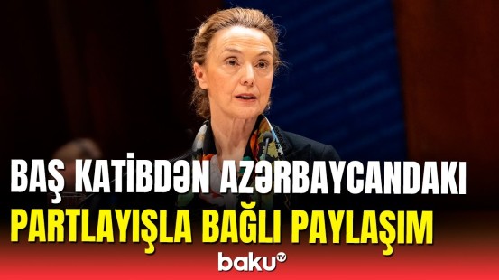 Avropa Şurasının Baş katibindən Azərbaycana başsağlığı