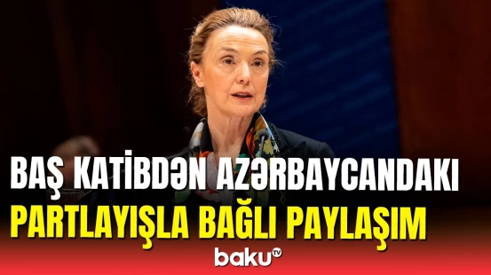 Avropa Şurasının Baş katibindən Azərbaycana başsağlığı