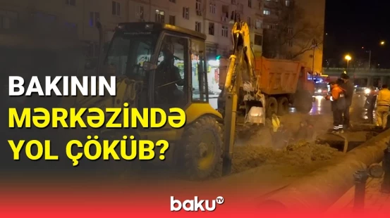 Əcəmi metrostansiyası yaxınlığındakı yolda nə baş verib?