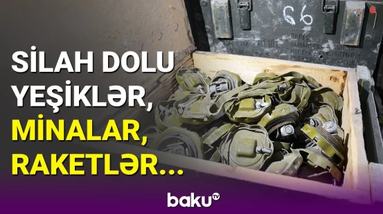 Qarabağda daha bir silah-sursat anbarı aşkarlandı