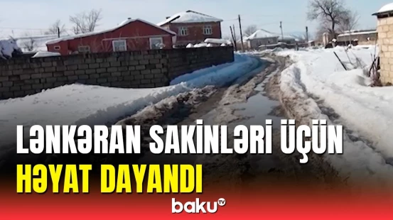 Sakinlər 3 gündür işıqsız qalıb | Lənkəranda acınacaqlı vəziyyət
