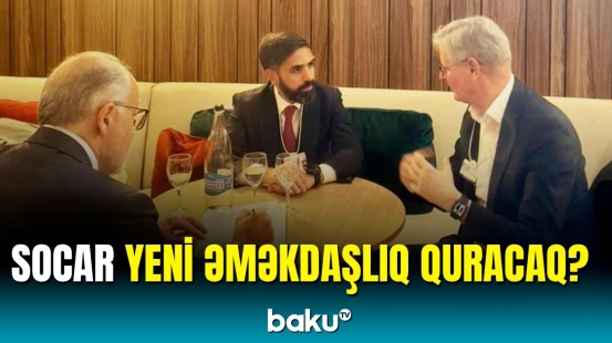 Rövşən Nəcəf İsveçrə şirkətinin baş direktoru ilə görüşdü