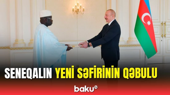 İlham Əliyev Seneqalın yeni səfirinin etimadnaməsini qəbul etdi