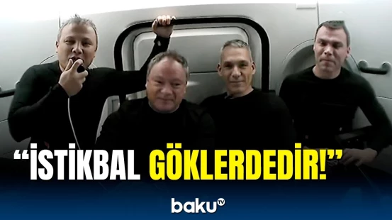 Alper Gezeravcının kosmosdakı ilk sözləri