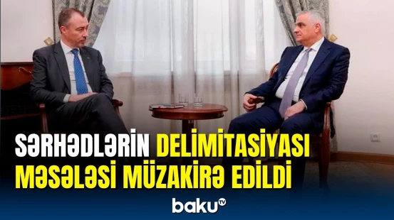 Toyvo Klaar Paşinyanın müavini ilə görüşdü