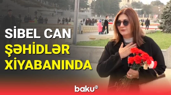 Türkiyəli müğənni Sibel Can 20 Yanvar şəhidlərini yad etdi