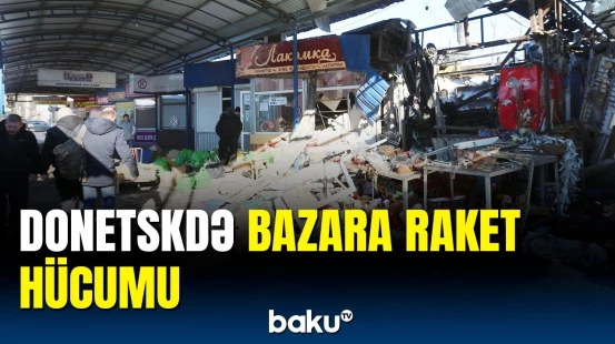 Ukrayna Donetski raketlə vurdu