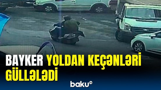 İstanbulda iki motosikletçidən silahlı hücum