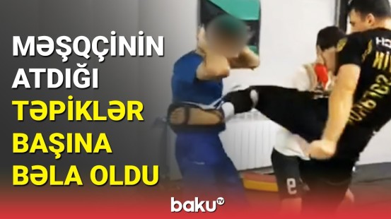 Daha bir məşqçinin qalmaqallı görüntüləri yayıldı