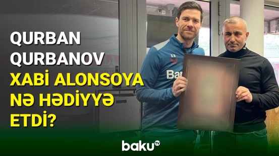 Qurban Qurbanov “Bayer”in baş məşqçisi Xabi Alonso ilə görüşüb