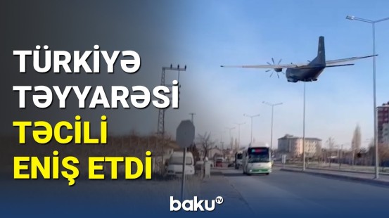 Türkiyə hərbi təyyarəsində gərginlik | Nə baş verdi?