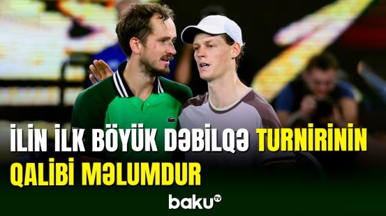 Tennis üzrə "Australian Open" yarışında qalib müəyyənləşib