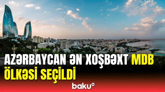 Beynəlxalq sorğuda Azərbaycan MDB-də ən xoşbəxt ölkə seçildi