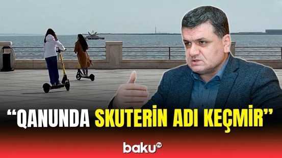 Bulvarda skuter qadını vurdu | Qanunda buna görə cərimə yoxdur?