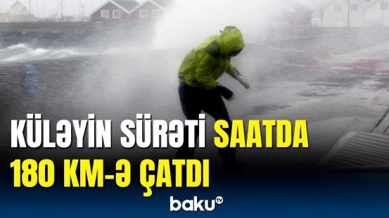 Son 30 ilin ən güclü qasırğası | Norveçdə dəhşətli anlar