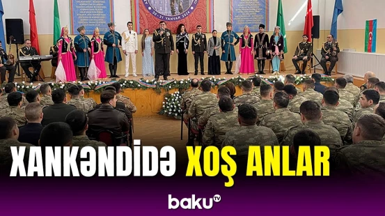 Xankəndidə Ordumuzun gənclərindən qürurverici görüntülər