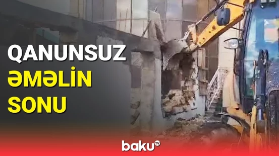 Abşeronda qanunsuz tikililər söküldü | FHN-dən əməliyyat