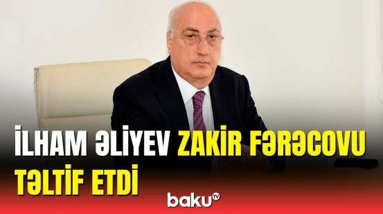 Zakir Fərəcov 1-ci dərəcəli "Əmək" ordeni ilə təltif edildi
