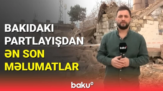 Qazanxanada partlayışda yaralanan şəxsin vəziyyəti | Müxbirimiz hadisə yerində