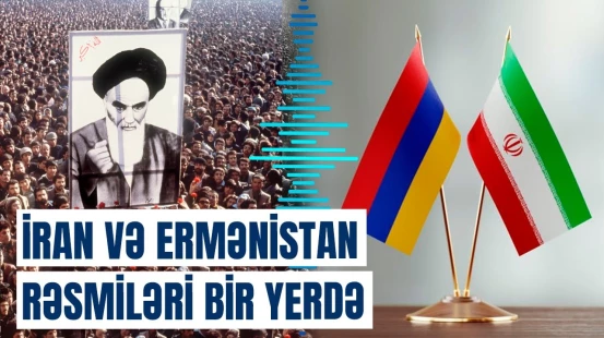 İran və Ermənistan rəsmiləri İslam İnqilabının qələbəsinə görə toplaşır