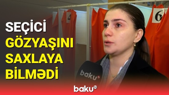 Öz liderimizi ürəkdən seçirik | Baku TV-yə danışan seçicinin kövrəldiyi anlar