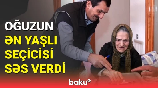 102 yaşlı nənə prezident seçkisində belə iştirak etdi