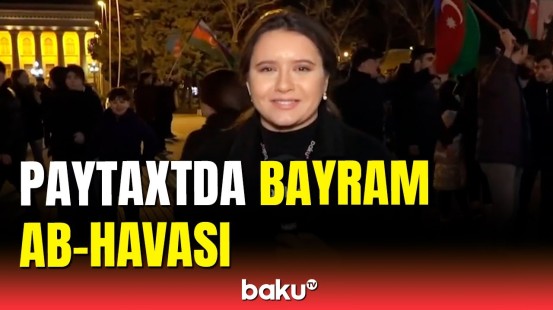 Bakı sakinləri Dənizkənarı Milli Parka axışdı  | Baku TV müxbirindən məlumatlar