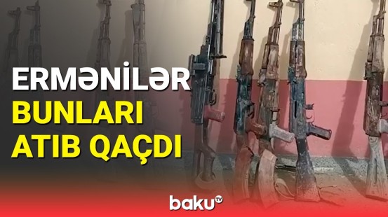 Cəbrayılda silah-sursat aşkarlandı