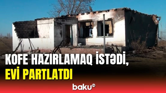 Qusarda güclü partlayış | 1 nəfər ağır yaralandı