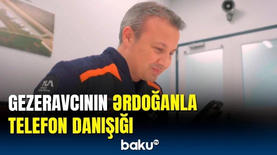 Ərdoğan ilk türkiyəli astronavt Alper Gezeravcı ilə telefonla danışıb