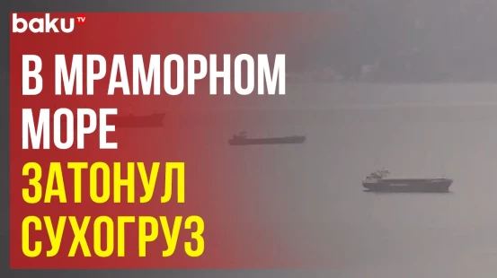 Сухогруз под флагом Турции затонул в Мраморном море