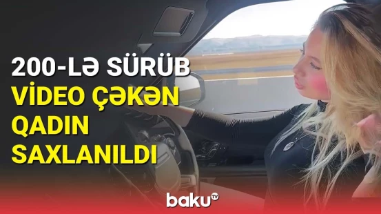 “Range Rover”lə sürət həddini aşan qadın barədə polisdən açıqlama
