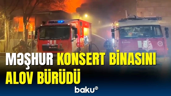 Moskvada genişmiqyaslı yanğın | "Izvestiya Hall" yanır