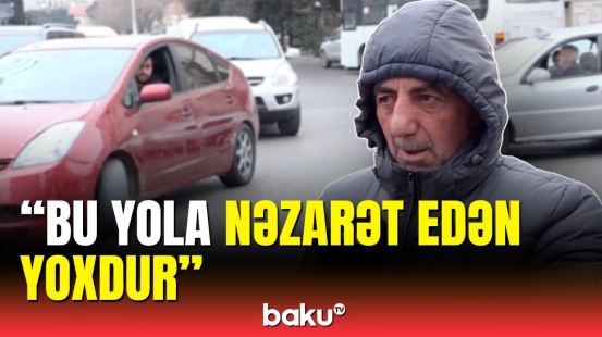 Yola çəkilən dairə sürücülərə qəza şəraiti yaradır? | Ekspertdən açıqlama