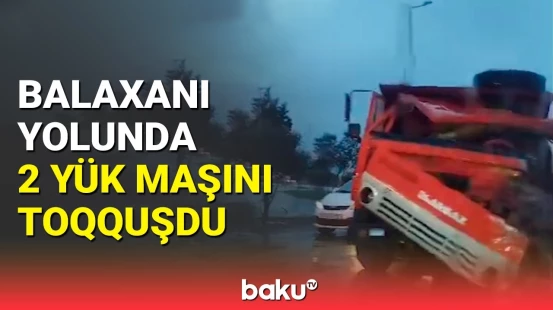 Balaxanı yolunda ağır qəza | ANBAAN GÖRÜNTÜLƏR