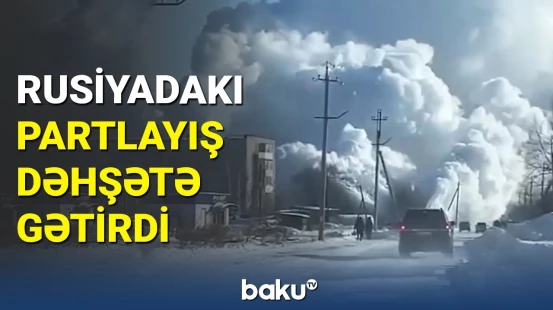 Rusiyada istilik sistemi partladı | Anbaan görüntülər
