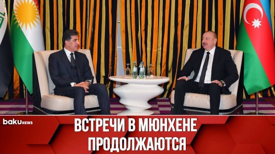 Ильхам Алиев встретился с главой региона Иракский Курдистан, а также с президентом компании Indra