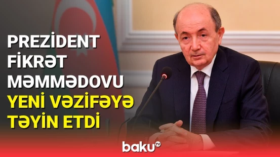İlham Əliyev Milli Məclisə Fikrət Məmmədovla bağlı təqdimat verdi