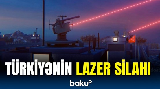 Türkiyə süni intellektdən istifadə edərək lazer silahı hazırladı