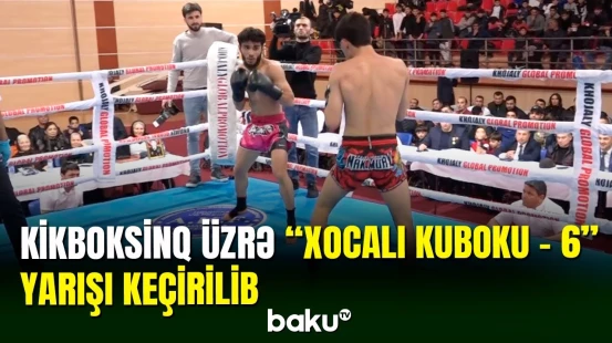 Bakıda kikboksinq üzrə “Xocalı Kuboku - 6” yarışı baş tutub