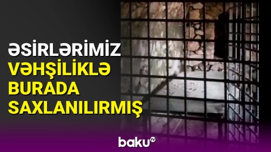 Xocalıda separatçıların azərbaycanlı əsirləri saxladığı tikili tapıldı