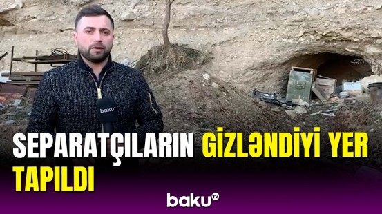 Erməni separatçılar görün necə gizlənirmiş | Baku TV Xocalıda